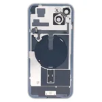 Original iPhone 15 Plus Glass Battery Back Cover with Flash Bracket + Wireless Charging Module