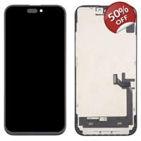 FHD Premium LCD Display for Apple iPhone 15 Plus - (display glass combo folder)