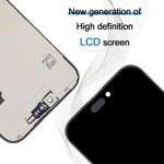 FHD Premium LCD Display for Apple iPhone 16 Pro Max - (display glass combo folder)