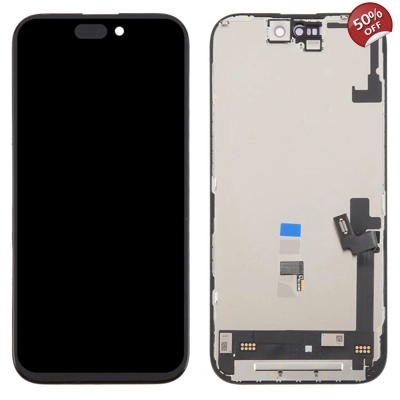GX OLED Display for Apple iPhone 16 - (display glass combo folder)