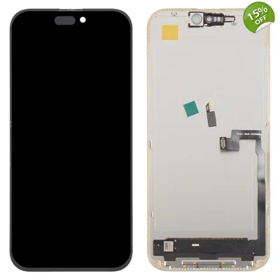 Soft OLED Display for Apple iPhone 16 Pro Max - (display glass combo folder)