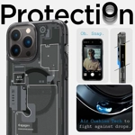 iPhone 13 Spigen Ultra Hybrid Magfit Back Cover Case with MagSafe (TPU+Poly Carbonate)