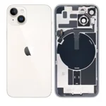 Original iPhone 14 Plus Glass Battery Back Cover with Flash Bracket + Wireless Charging Module