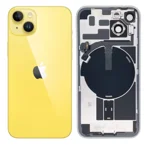Original iPhone 14 Plus Glass Battery Back Cover with Flash Bracket + Wireless Charging Module