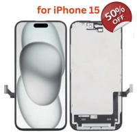 GX OLED Display for Apple iPhone 15 - (display glass combo folder)