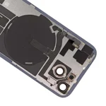 Original iPhone 15 Glass Battery Back Cover with Flash Bracket + Wireless Charging Module