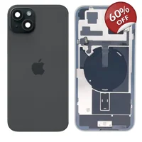 Original iPhone 15 Plus Glass Battery Back Cover with Flas..