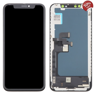 HD Premium Display for Apple iPhone X Display Glass Combo Folder