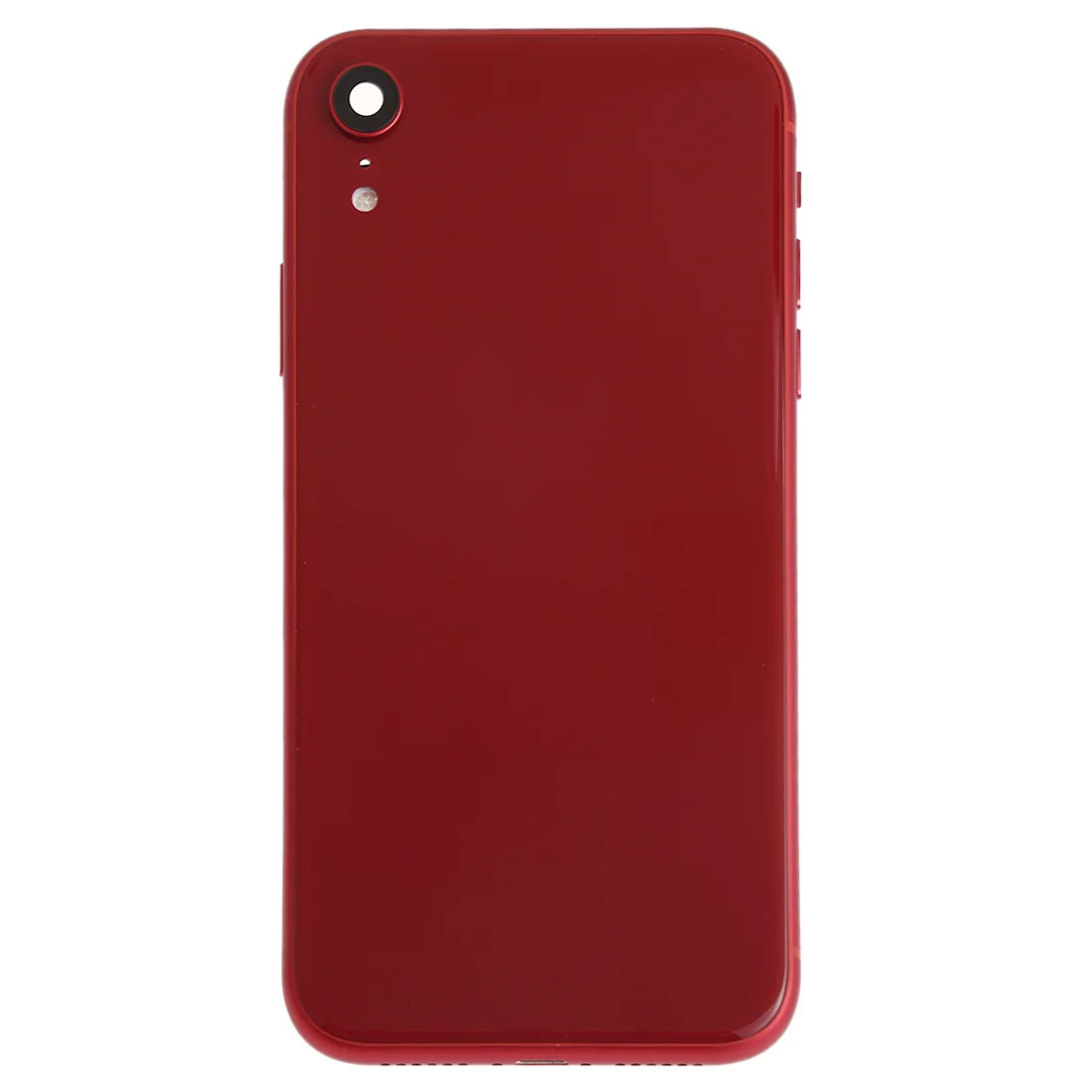 Original Full Body Housing for iPhone XR (with Side Keys & Speaker Ringer Buzzer & Motor & Camera Lens & Card Tray & Power Button + Volume Button + Charging Port + Signal Flex Cable & Wireless Charging Module) by Appleproductsfix.com