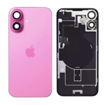 Original Apple iPhone 16 - Back Rear Glass With Wireless NFC Charging with Flashlight