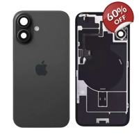 Original Apple iPhone 16 - Back Rear Glass With Wireless NFC Charging with Flashlight