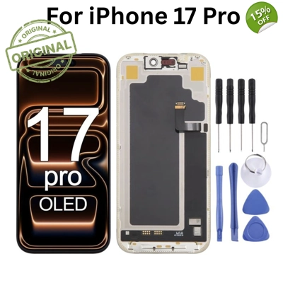Original Display for Apple iPhone 17 Pro - (display glass combo folder)