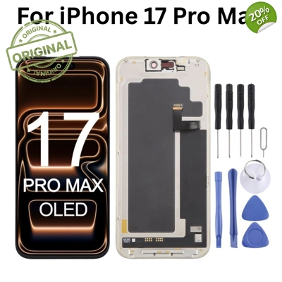 Original Display for Apple iPhone 17 Pro Max - (display glass combo folder)