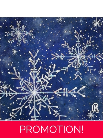 Pastel Snowflakes, Orig..