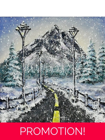 Winter Country Road, Or..