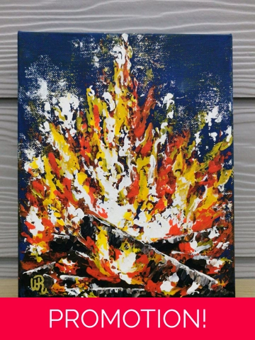 Abstract Flame, Origina..