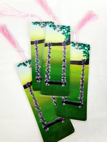Floral Swing, Bookmark
