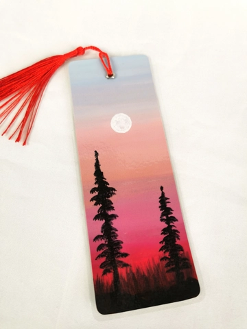 Full Moon Sunset, Bookmark