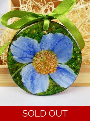 Blue Flower, Ornament