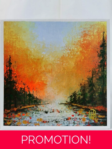 Abstract Fall, Original Acrylic Painting