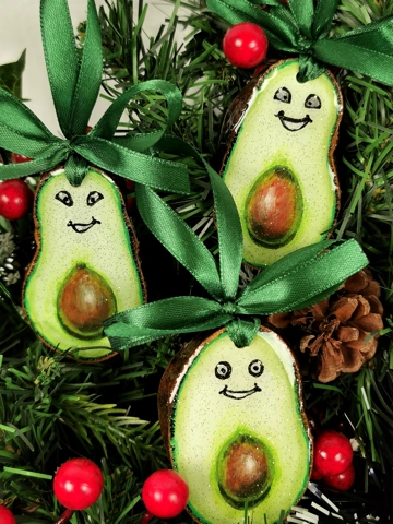 Avocado Ornaments