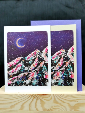 Nightscape Winter Greeting Cards