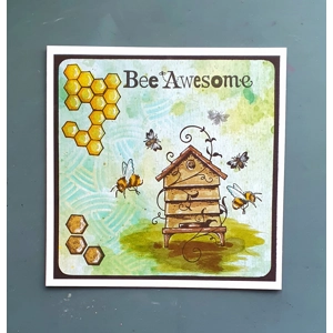 Bee-hive – Handmade Greeting Card by AngieD Bee-hive – Handmade Greeting Card by AngieD