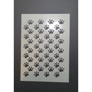 Cat Prints Stencil