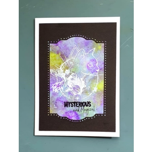 Curious Whiskers – Handmade Cat Greeting Card by AngieD | Unique Feline Art Card
