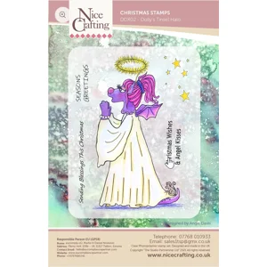 CHRISTMAS STAMPS DDX02 Dolly's Tinsel Halo