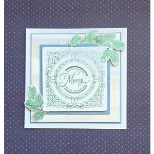 Have Yourself a Merry Little Christmas – Elegant Handmade 7×7 Christmas Card
