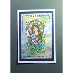Holy Mother – Handmade Greeting Card by AngieD