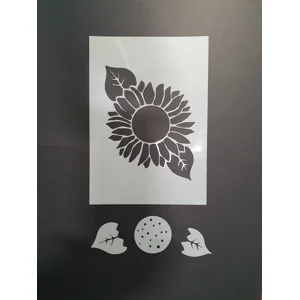 Sunflower Mask & Stencil Set