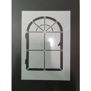 Arched Window Stencil