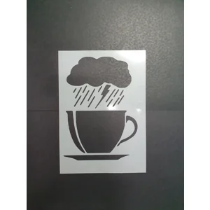 Storm In A Teacup Stencil