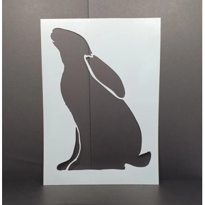 Moon-gazing Hare Stencil