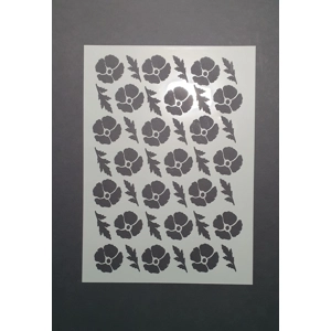 Poppies Stencil