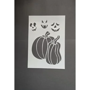 Pumpkin Patch Pals – Pumpkin A5 Mylar Stencil by Angie Davis