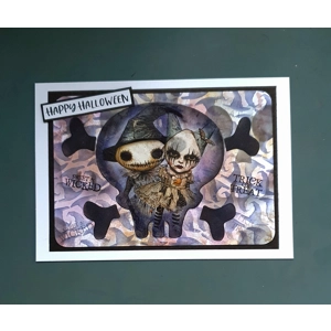 Sweet & Wicked – Handmade Halloween Greeting Card by AngieD