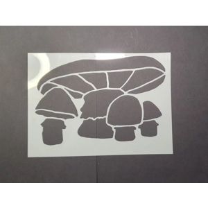 Toadstool Cluster Stencil
