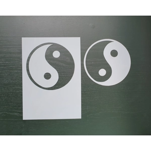 Yin Yang Mask & Stencil Set