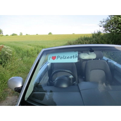 Polzeath I love Polzeath car sun visor car accessory
