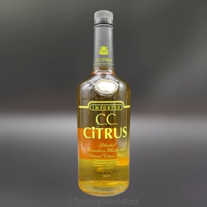 Canadian Club C.C. Citrus blended whisky citrus flavour. 1..