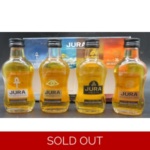 Isle of Jura “The Collection” 4×5 cl miniature single malt whisky set (0.2 L)