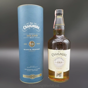 The Craignure Island malt 10 year single malt whisky with box. 2002 Italy.