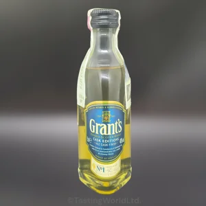 Grant's blended Scotch Whisky Cask Editions No1 ale cask finish miniature. Bulgaria.