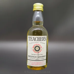 Teacher's Highland Cream Perfection of Old Scotch Whisky miniature 1970s. Germany