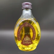 Dimple fine old original 15 year De Luxe scotch whisky miniature. South Korea.