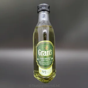 Grant's blended Scotch Whisky Cask Editions No2 sherrycask finish miniature.