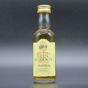 Glen Garioch 10-year-old single malt old label miniature.